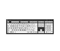 Braille keyboard med store bogstaver – til svagtseende (Windows)