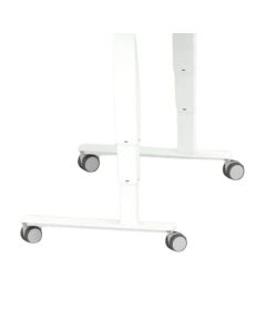 Hjuls&aelig;t til Conset, hjuls&aelig;t med forst&aelig;rkning + bremse, 65 mm hjul, hvid