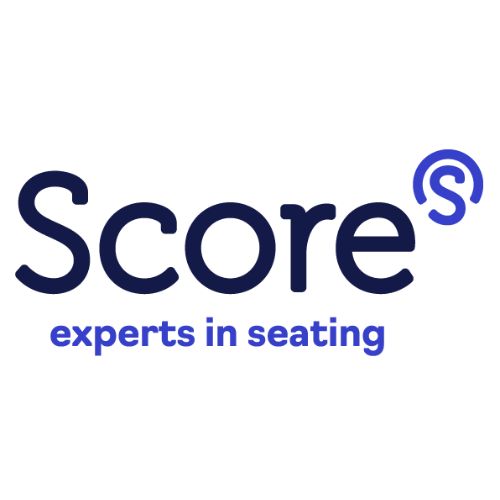 Score Medical 6211 taburet med tilt, stamskin sort, 56-75 cm + fodbetjening, alu fod Ø54, hjul til hårde gulve